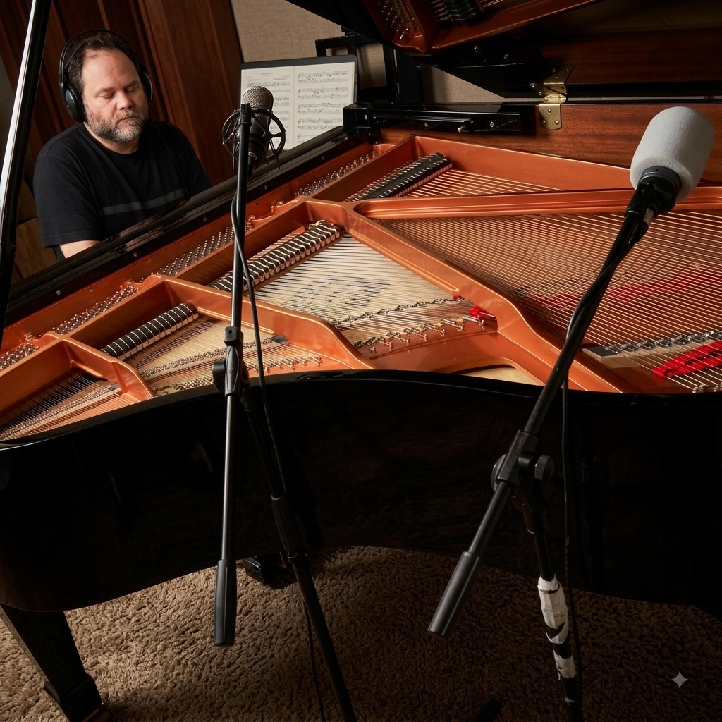Producción y grabación de piano